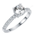 White Moissanite Diamond Ring Wedding Rings